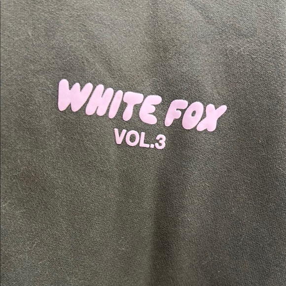 Grey and Purple White Fox Hoodie - Picture 2 of 7